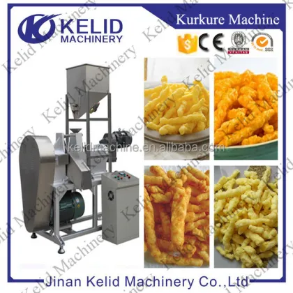 Puffed Corn Curl Snack Manufacturing Machine: Cheetos Kurkure Extruder