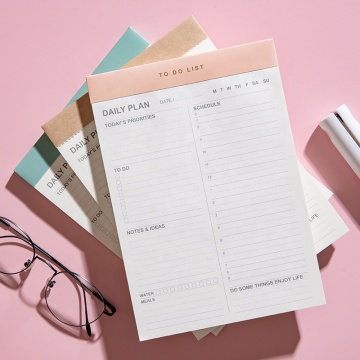 Custom Logo Printed Memo Pads - Daily Tear-Off To-Do List Planners