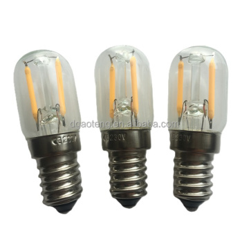 Family Courtyard Dimmable LED Filament Bulb - T20 1W E10 Mini String Bulb for Outdoor Lighting