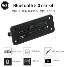 Car Bluetooth 5.0 MP3 WMA Decoder Board Module DC 5V 12V USB SD/TF Card AUX FM Call Audio Lossless format music Remote Control