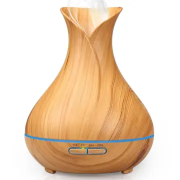 400ml Wood Grain Aroma Diffuser Humidifier