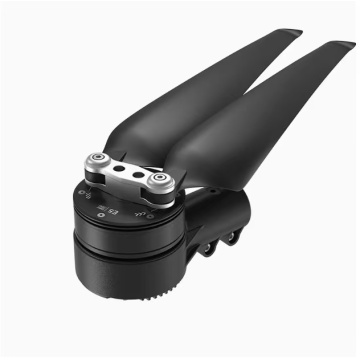 Drone multi rotor motor with folding propeller