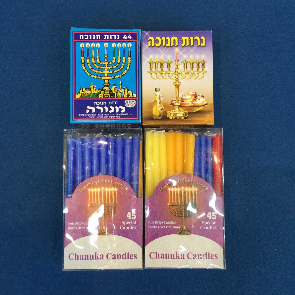 ตลาด Spiral Jewish Chanukah เทียนตลาด Isreal ของสเปน 3.8g