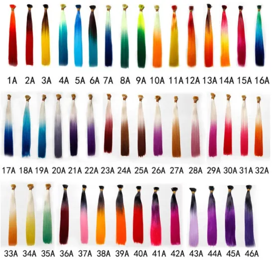 factory wholesales cheap price omb color I tip hair extension