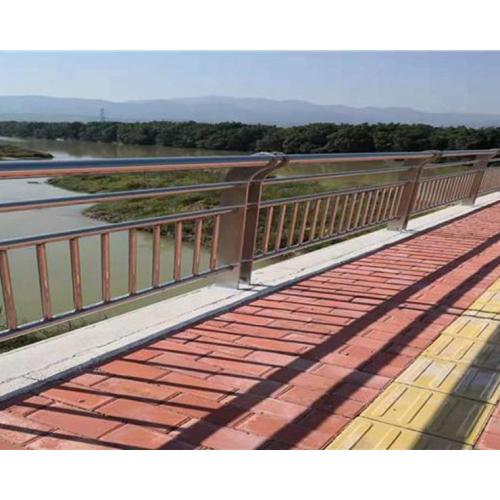 Valla de servicio larga con barandilla de puente de bajo mantenimiento