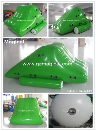 Green Cover Mini Inflatable Ice Berg