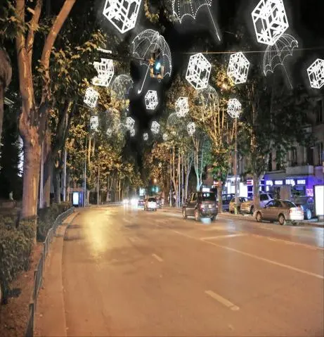 3D decorative led umbrella IP65 out door decorative street lights