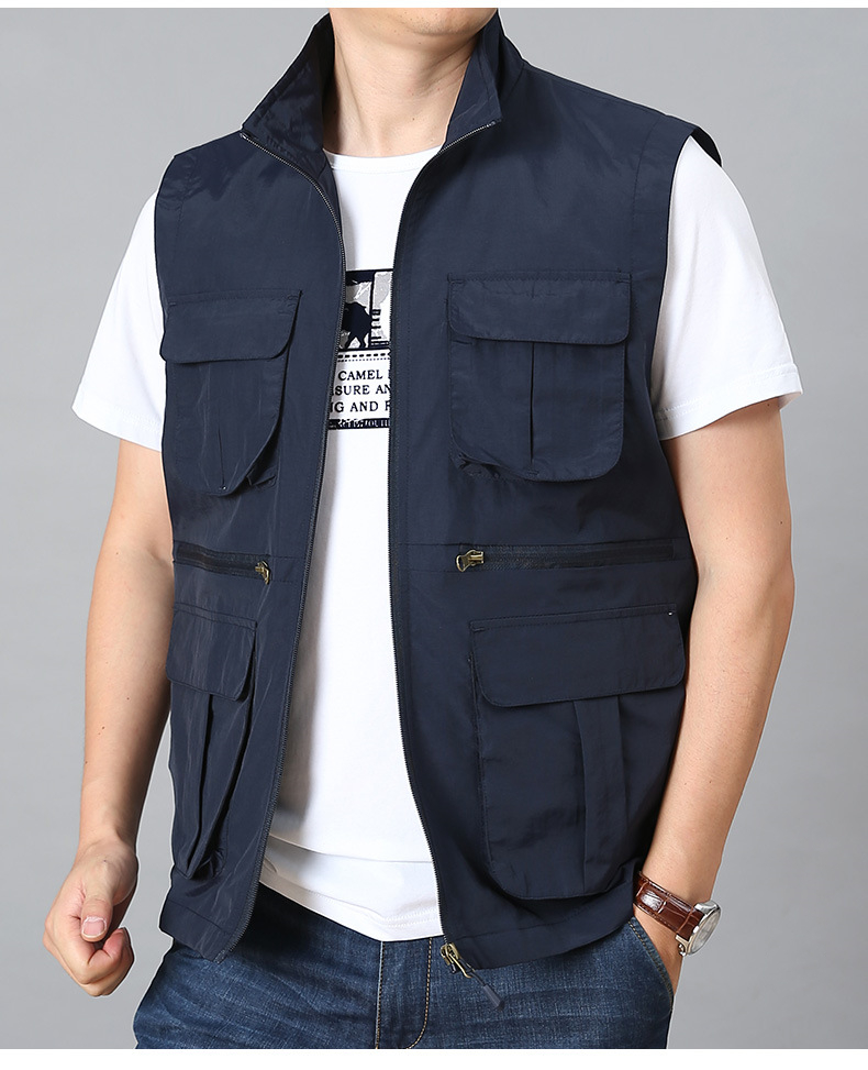 Custom Sleeves Vest Jacket Mens