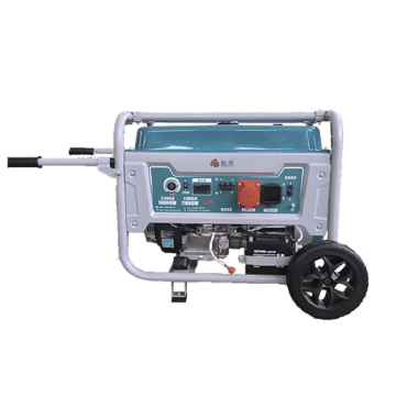 China Portable Power 220V Electric 10kw 8500w 3000w 5kw Gasoline Generators for Home with Big Wheels