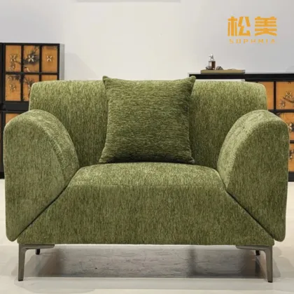 Luxury Reclining Single Sofa with Functional Design