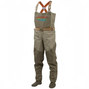 Men's Waders Waterproof Breathable Fly Fishing Stocking Foot Chest Waders for Hunting Lightweight