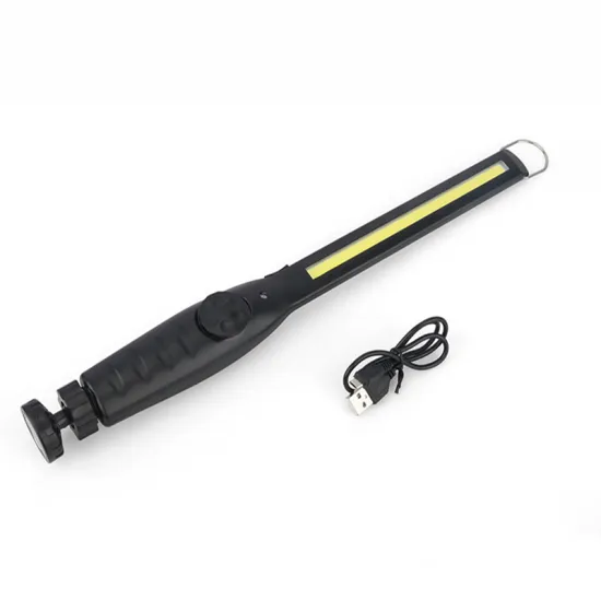 COB LED Work Light: USB Rechargeable, Folding Torch with Magnetic Hook and Lantern Functionality - Ideal for Outdoor Camping and Lantern Use