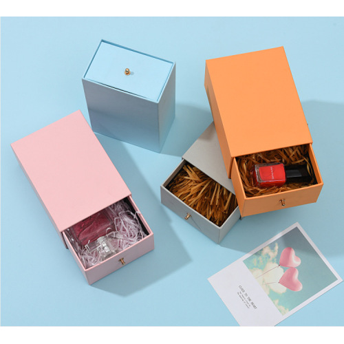 Caixa de presente de gaveta de esmalte sofisticada personalizada