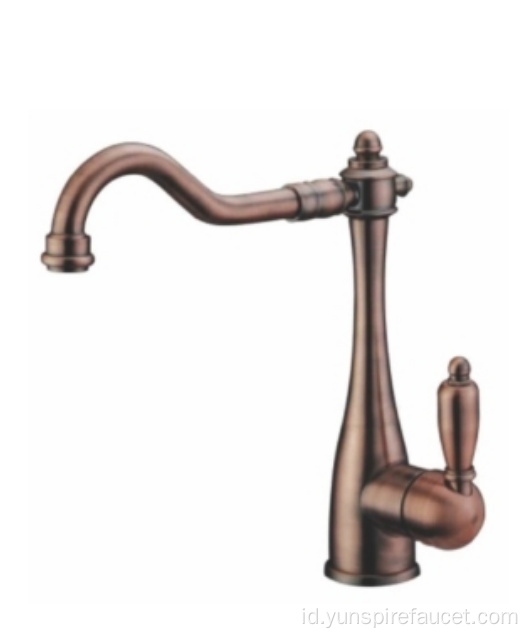 Faucet dapur mixer wastafel kuningan