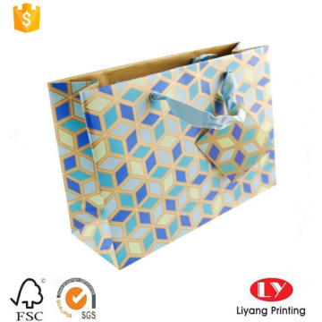 Paper Shopping Bag with Ribbon Handle