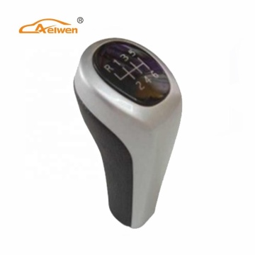 Aelwen Car Leather Gear Shift Knob เข้ากันได้กับ BMW E60, E81, E90, X3, X5