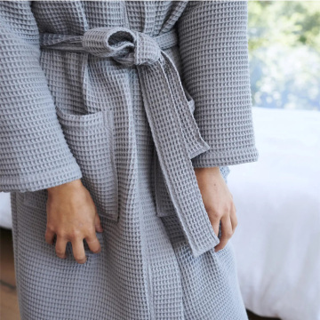 Cotton Bathrobe For Man personalise hotel men kimono waffle bathrobe dressing gown Factory