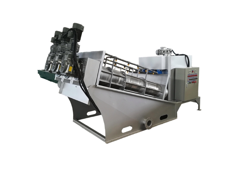 Máquina de desidratação de lodo da imprensa em espiral