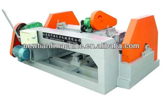 mechanical rotary veneer peeling machine/ non-chuck model