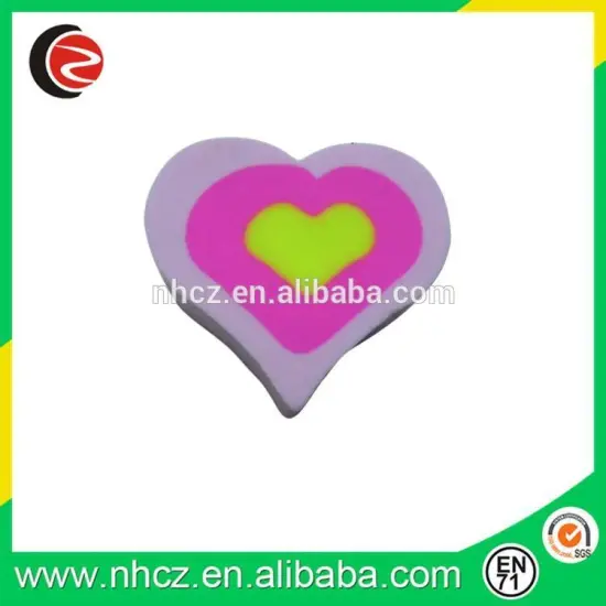 2D Heart Shape Eraser