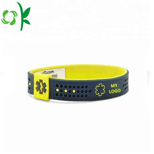 Hoogwaardige geprinte armband met aangepaste siliconen powerbinders