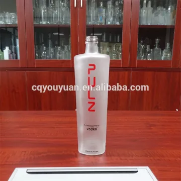 PULZ customized decorative 750ml glass bottle of vodka price