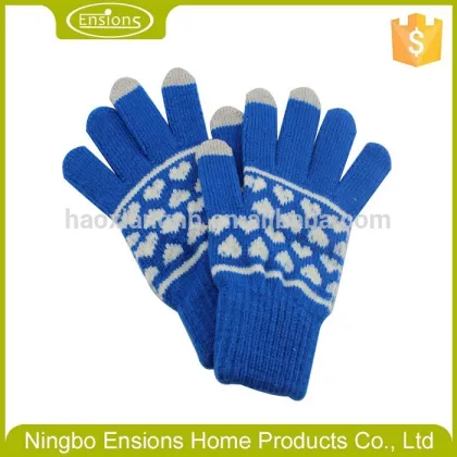 ningbo manufacturer good quality warm winter touch screen technology gloves