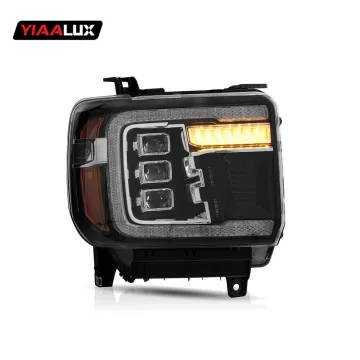 Vland Factory Full LED Headlights for GMC Sierra 1500/2500HD/3500HD 2014-2019