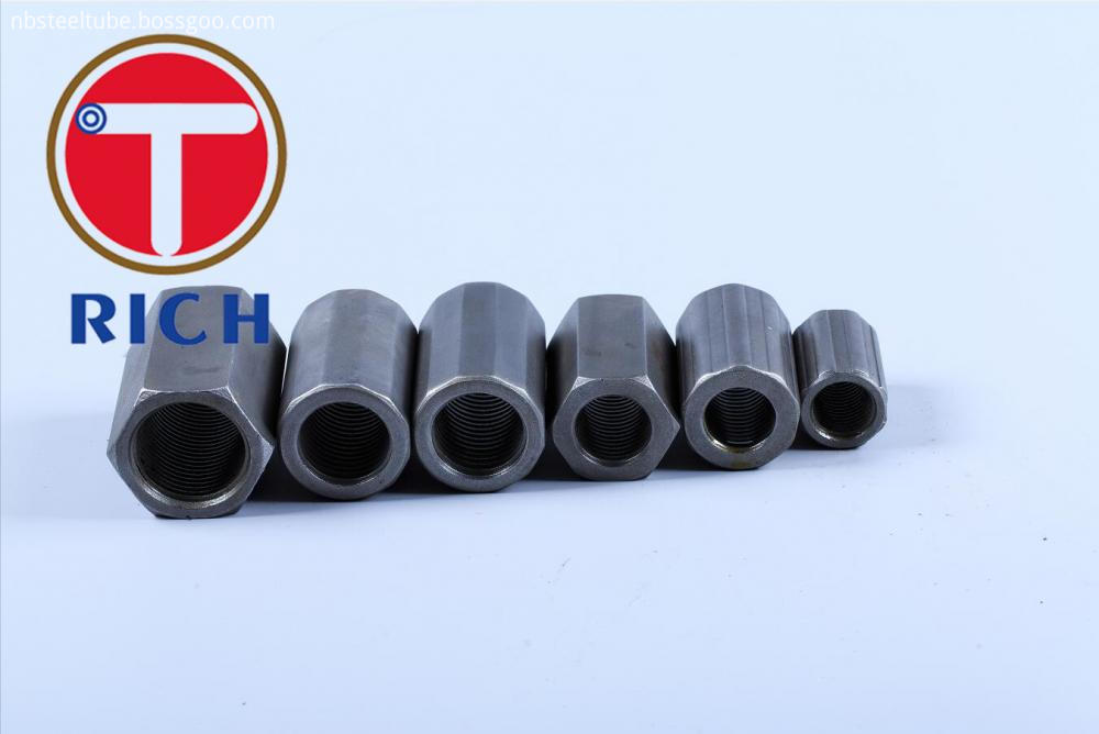 32mm Carbon Steel 1045 Screw Connecting Rebar Tapered Thread Rebar Coupler