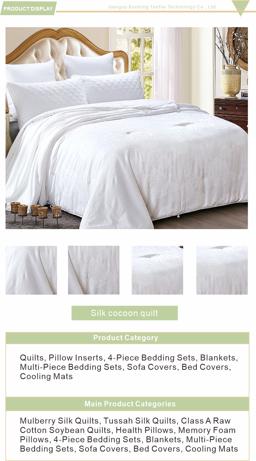 Elegant Mulberry Silk Quilt