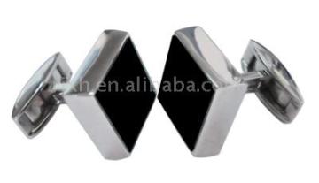 2012 semi-precious titanium cufflink,titanium cufflink with semi-precious stone