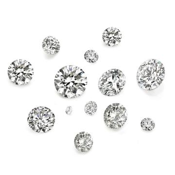 Assorted Size Cubic Zirconia Cabochons for DIY Jewelry Making: 1mm, 2mm, 3mm, 4mm, 5mm Sets of 50-80pcs