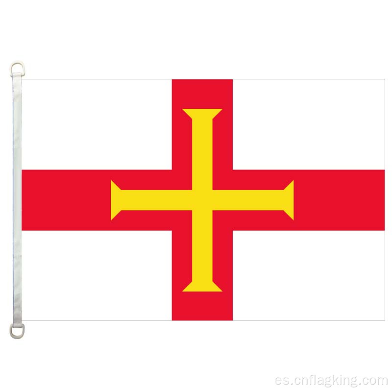 Bandera de Guernsey 90 * 150cm 100% poliéster