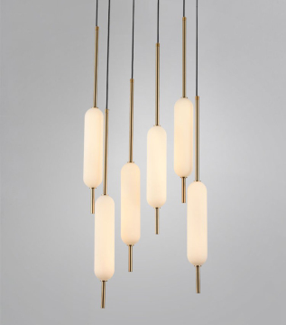 Luxury Design: Custom Glass Chandeliers for Hotel Lobby Staircases