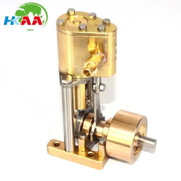 Precision CNC Machined Brass Marine Steam Engine Model Toy Single Cylinder Vertical Engine
