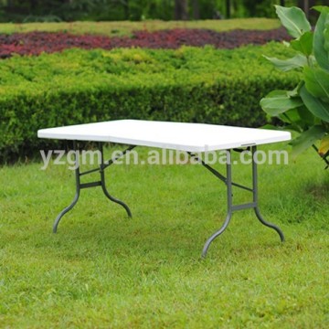 5ft HDPE Plastic Folding Dining Table rectangular folding table outdoor