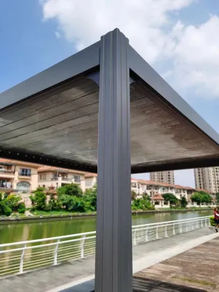 Aluminum Outdoor Furniture for 3x3m Garden Pavilion Design