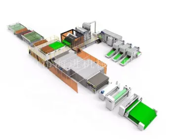 electric oven for wadding production line