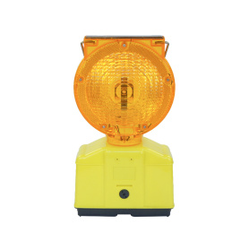 led solar traffic warning flashing barricade light