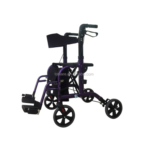 Rollator de réadaptation pliable et aide à la marche pour les personnes âgées