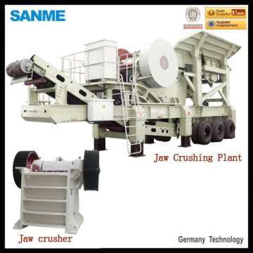 PP Series Shanghai Portable Jaw Crushing Plant Machinery