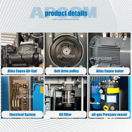 Atlas Copco APCOM Dryer Tank Filter All-in-One Air Compressor