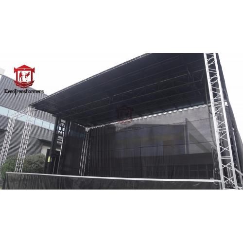 Mobile Retractable Stages 15m Portable Stage For Sale Factory