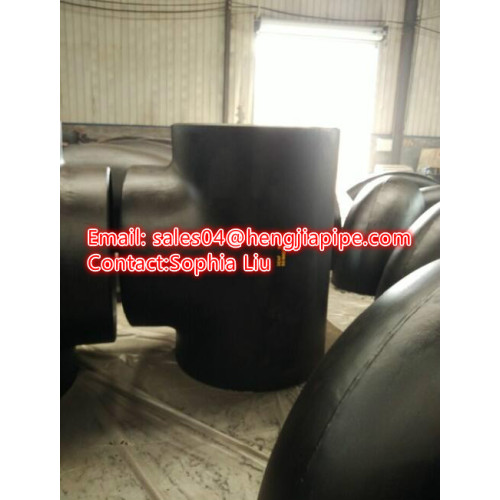 Galvanized Pipe Tee 24'' SCH40 seamless butt weld equal tee Manufactory