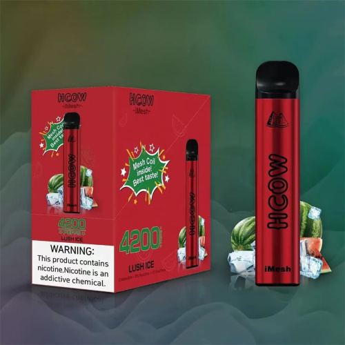 HCOW 4200Puffs 650mAh Rechargable Battery Disposable Vape