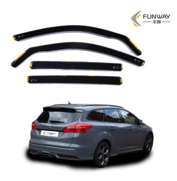 PMMA Door Visor Shield Sun Rain Shield Wind Deflector for Ford Focus MK3 ST 2011-2018 5 Door Estate