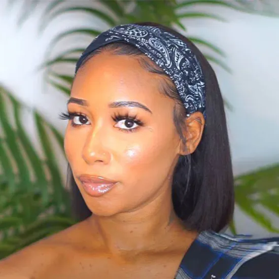 100% virgin brazilian human hair headband wigs,cheap wholesale natural human hair wigs for black women,none lace bob wigs