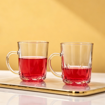 مجموعة أكواب زجاجية فاخرة للشرب