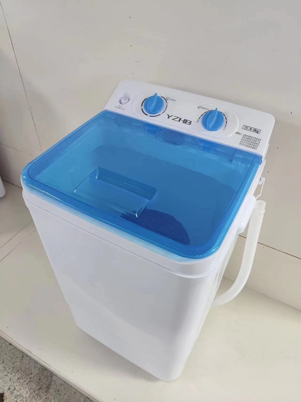 Lavadora de un solo cubo semiautomático para el hogar