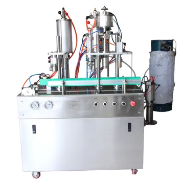 Semi Automatic Liquid Filling Crimping Gas Filling Aerosol Spray Can Filling Machine